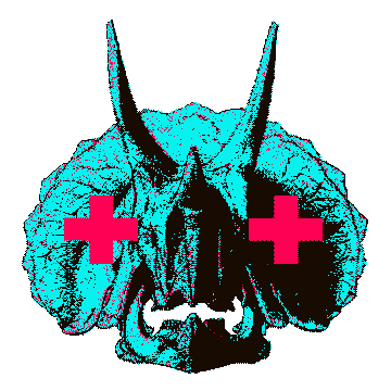 triceratops head